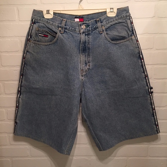 Tommy Hilfiger Other - Vintage Tommy Hilfiger Jean Shorts Mens Size 33